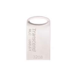 Transcend JetFlash 720, 32 Go, USB Type-A, 3.2 Gen 1 (3.1 Gen 1), Sans capuchon, 3,3 g, Argent
