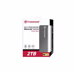 Transcend StoreJet 25C3 disque dur externe 2 To Gris - Vue supplémentaire 4