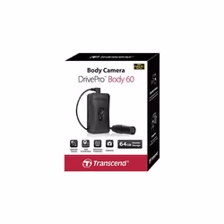 Transcend DrivePro Body 60 Full HD Wifi Batterie Noir