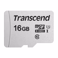 Transcend TS16GUSD300S, 16 Go, MicroSDHC, Classe 10, NAND, 95 Mo/s, 10 Mo/s