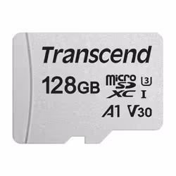 Transcend 300S, 128 Go, MicroSDXC, Classe 10, NAND, 95 Mo/s, 40 Mo/s