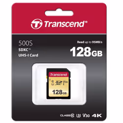 Transcend 128GB UHS-I U3 SD 128 Go SDXC Classe 10
