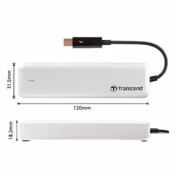Transcend JetDrive 855 960 Go Argent - Vue supplémentaire 4