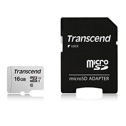 Carte microSD - TRANSCEND - 16Go - UHS-II U3 - V30 - Adaptateur SD inclus