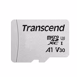 Transcend microSDHC 300S 4GB, 4 Go, MicroSDHC, Classe 10, NAND, 20 Mo/s, 10 Mo/s