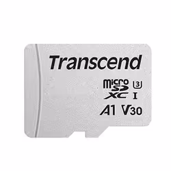 Transcend 300S, 8 Go, MicroSDHC, Classe 10, NAND, 20 Mo/s, 10 Mo/s