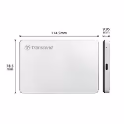 Transcend StoreJet 25C3S disque dur externe 2 To Argent - Vue supplémentaire 4