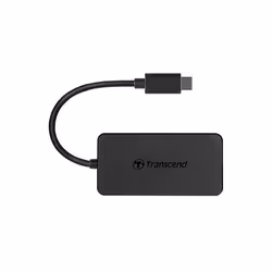 Transcend HUB2C, USB 3.2 Gen 1 (3.1 Gen 1) Type-C, Noir, CE/FCC/BSMI/KC/RCM/EAC, USB, 5 V, 0,9 A