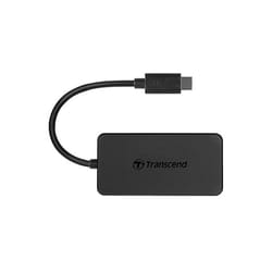 Transcend HUB2C USB 3.2 Gen 1 (3.1 Gen 1) Type-C Noir