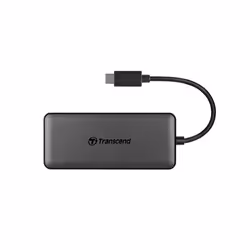 Transcend HUB5C, USB 3.2 Gen 2 (3.1 Gen 2) Type-C, MicroSD (TransFlash), MicroSDHC, MicroSDXC, SD, SDHC, SDXC, Noir, CE/FCC/B ...
