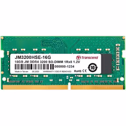 Transcend JetRam JM3200HSE-16G, 16 Go, 1 x 16 Go, DDR4, 3200 MHz, 260-pin SO-DIMM