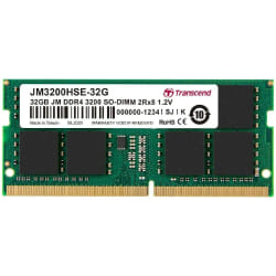 Transcend 32GB JM DDR4 3200MHZ SO-DIMM 2RX8 2GX8 CL22 1.2V module de mémoire 32 Go 2 x 8 Go