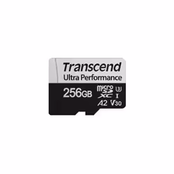 Transcend TS256GUSD340S, 256 Go, MicroSDXC, Classe 10, UHS-I, 160 Mo/s, 125 Mo/s