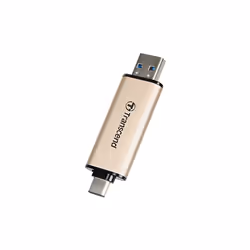 Transcend JetFlash 930C lecteur USB flash 256 Go USB Type-A / USB Type-C 3.2 Gen 1 (3.1 Gen 1) Or