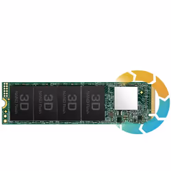 Transcend TS256GMTE112S disque SSD M.2 256 Go PCI Express 3D NAND NVMe