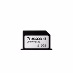 Transcend JetDrive Lite 330, 512 Go, 95 Mo/s, 75 Mo/s, Résistant à la poussière, Résistant aux chocs, Résistant à l’eau, Noir