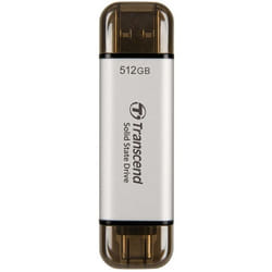 Transcend ESD310 512 Go Argent