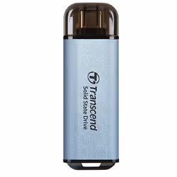Transcend ESD300C, 512 Go, USB Type-C, 1050 Mo/s, Bleu