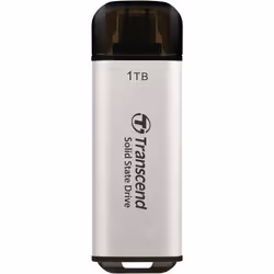 Transcend ESD300, 1 To, USB Type-C, 1050 Mo/s, 10 Gbit/s, Argent