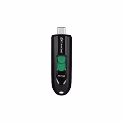 Transcend JetFlash 790 C, 512 Go, USB Type-C, 3.2 Gen 1 (3.1 Gen 1), Slide, 9 g, Noir, Vert