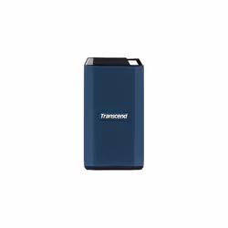 Transcend ESD410C, 4 To, USB Type-C, 2000 Mo/s, 20 Gbit/s, Protection par mot de passe, Bleu