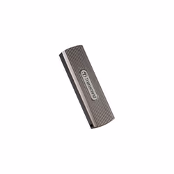 Transcend ESD330C, 512 Go, USB Type-C, 1050 Mo/s, 10 Gbit/s, Protection par mot de passe, Marron, Gris