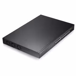 Zyxel GS1900-24HP commutateur réseau Géré Gigabit Ethernet (10/100/1000) Connexion Ethernet, supportant l'alimentation via ce port (PoE) Noir
