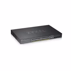 Zyxel GS1920-24HPv2, Géré, Gigabit Ethernet (10/100/1000), Connexion Ethernet, supportant l'alimentation via ce port (PoE), G ...