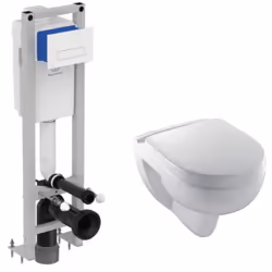 Pack complet wc suspendu ideal standard plaque blanche + cuvette compact jacob delafon odeon up abattant pack comprenant : Ba ...