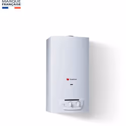 Description générale Chauffe-eau gaz SAUNIER DUVAL OPALIA C11 BAS NOX avec veilleuse (piezo) fonctionnant au butane et propan ...
