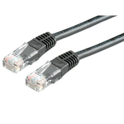 Value Cordon Cat.6 UTP confectionné noir 10,0m