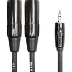 Roland RCC-10-352XM câble audio 3 m TRS 3,5 mm 2 x XLR (3-pin) Noir