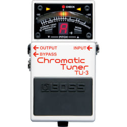 Boss Audio Systems TU-3 pédale d'effets Noir, Gris