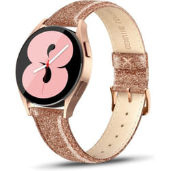 Bracelet en cuir véritable pour Samsung Galaxy Watch 6 40 mm 44 mm