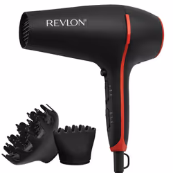 Revlon RVDR5317E, Vitrocéramique, Noir, Rouge, 2000 W