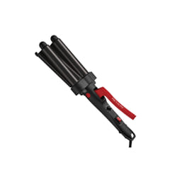 Revlon RVIR3056UKE brosse soufflante et fer à lisser Kit d'accessoires de coiffure À chaleur Noir, Rouge 2,5 m