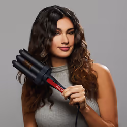 Revlon RVIR3056UKE brosse soufflante et fer à lisser Kit d'accessoires de coiffure À chaleur Noir, Rouge 2,5 m - Vue supplémentaire 4