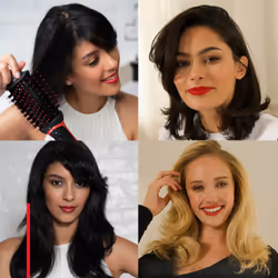 Revlon RVDR5333E brosse soufflante et fer à lisser Multistyler À chaleur Noir, Rouge 1100 W 2,5 m - Vue supplémentaire 4