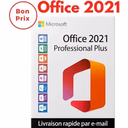 Microsoft Office 2021 Professionnel/ activation en ligne / clé à vie / Livraison par email