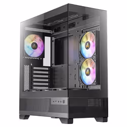 Antec CX700 RGB ELITE, Midi Tower, PC, Noir, ATX, ITX, micro ATX, Verre, Acier, 16 cm