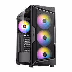 Antec AX61 Elite, Midi Tower, PC, Noir, ITX, micro ATX, Plastique, Acier, 16 cm