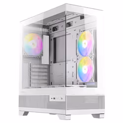 Antec CX700 ARGB, Midi Tower, PC, Blanc, ATX, ITX, micro ATX, Verre, Acier, 16 cm