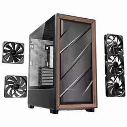 Antec 0-761345-10133-2 unité centrale Midi Tower Noir, Bois - Vue supplémentaire 21