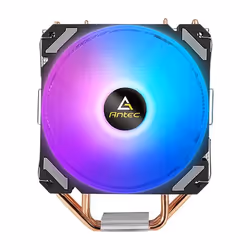 Antec A400i Carte SIM Refroidisseur d'air 12 cm Noir, Cuivre, Argent 1 pièce(s)