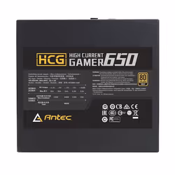 Antec HCG650 unité d'alimentation d'énergie 650 W 20+4 pin ATX ATX Noir - Vue supplémentaire 4
