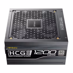 Antec HIGH CURRENT GAMER HCG1200 PRO Platinum ATX 3.1 unité d'alimentation d'énergie 1200 W 20+4 pin ATX Noir