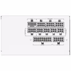 Antec GSK ATX3.1 850W White 80 PLUS Gold unité d'alimentation d'énergie 20+4 pin ATX ATX Blanc - Vue supplémentaire 7