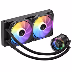 Antec Vortex Lum 240 ARGB, Kit de refroidissement du liquide, 12 cm, Noir