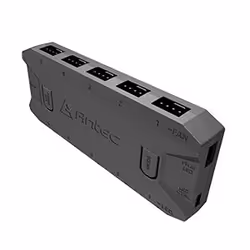 Antec ARGB & PWM FAN CONTROLLER, Connecteur 3 broches, Connecteur 4 broches, 12 V, 41 mm, 102 mm, 15 mm, 31 g