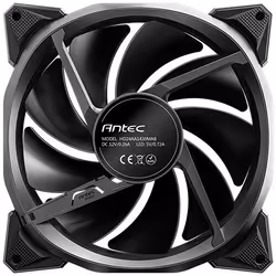 Antec Fusion T3 140 ARGB PWM, Ventilateur, 14 cm, Noir